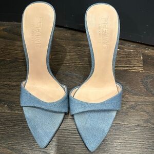 Femme LA Denim Heels Size 38